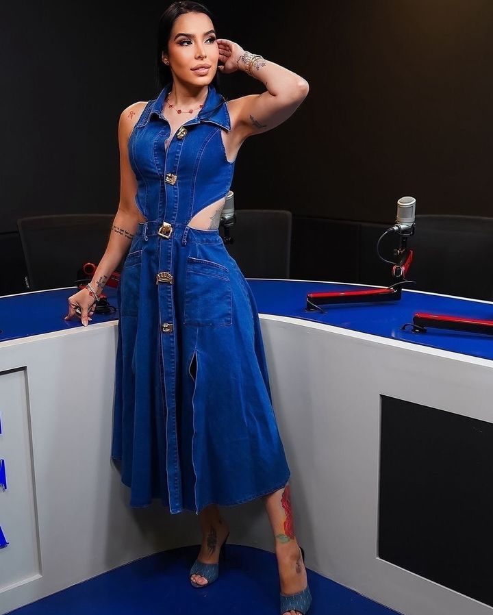 Denim One-piece Dress