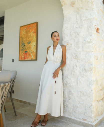 Neckline Waist Dress