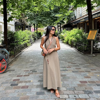 Neckline Waist Dress