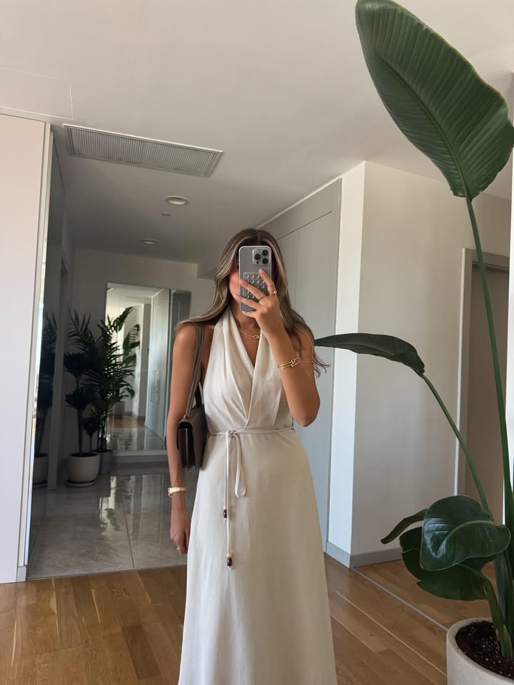 Neckline Waist Dress