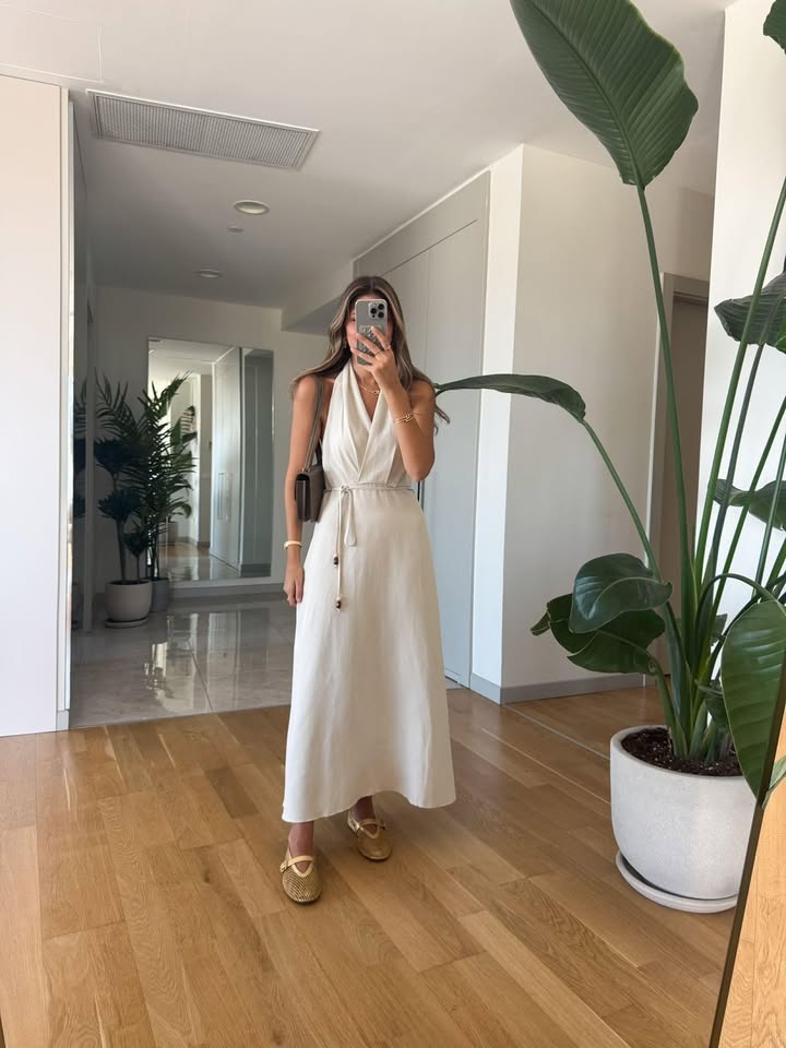 Neckline Waist Dress