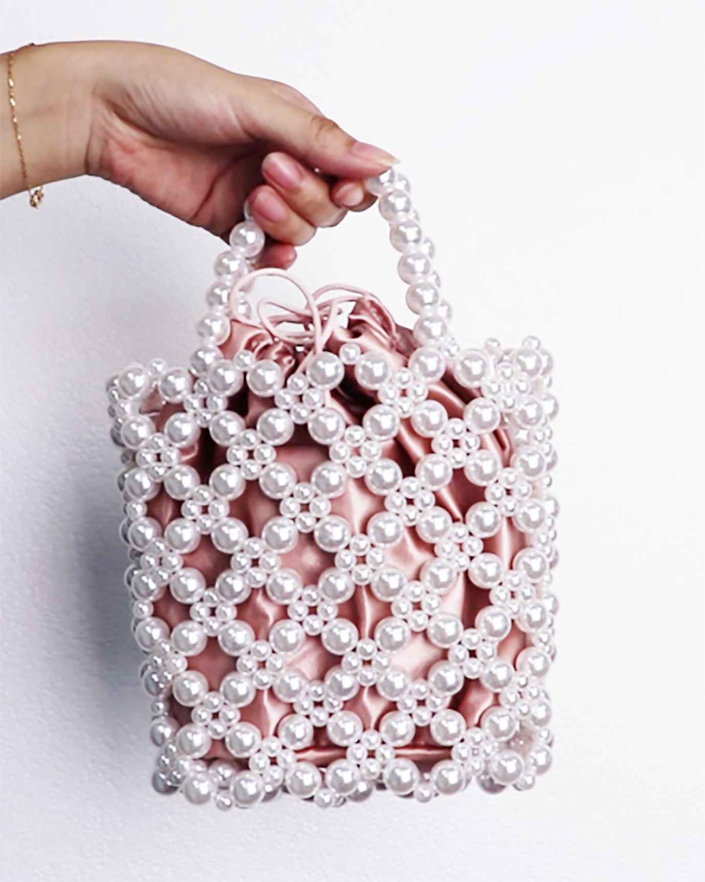 Handmade Beaded Tote Bag