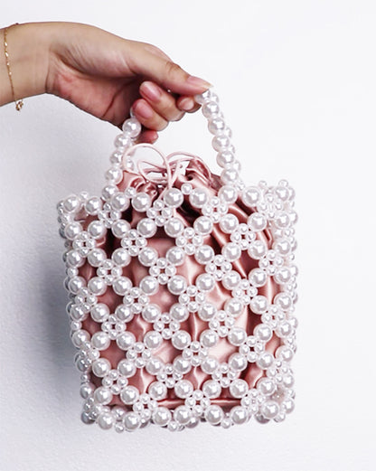 Handmade Beaded Tote Bag