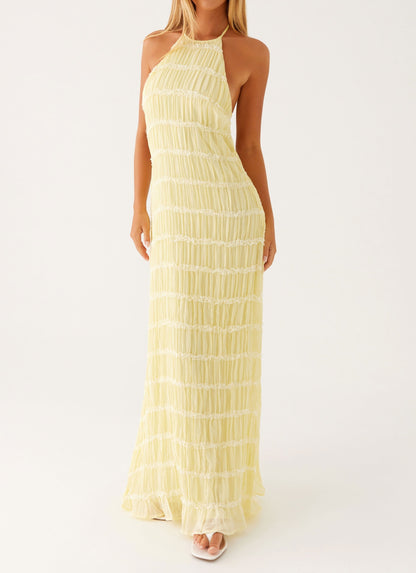 Breezy Backless Summer Dress