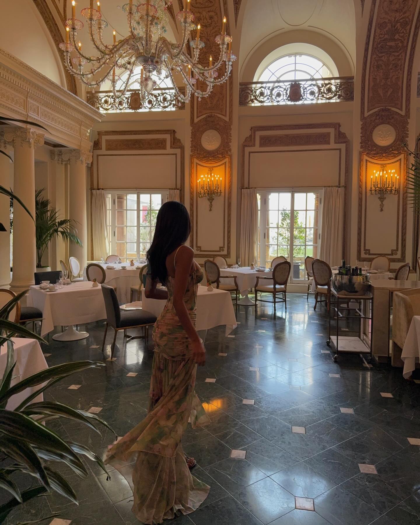 Elegant Floral Wrap Dress