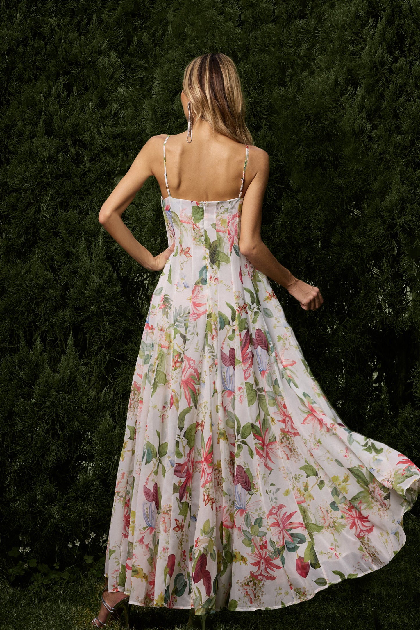 Floral Camisole Maxi Dress