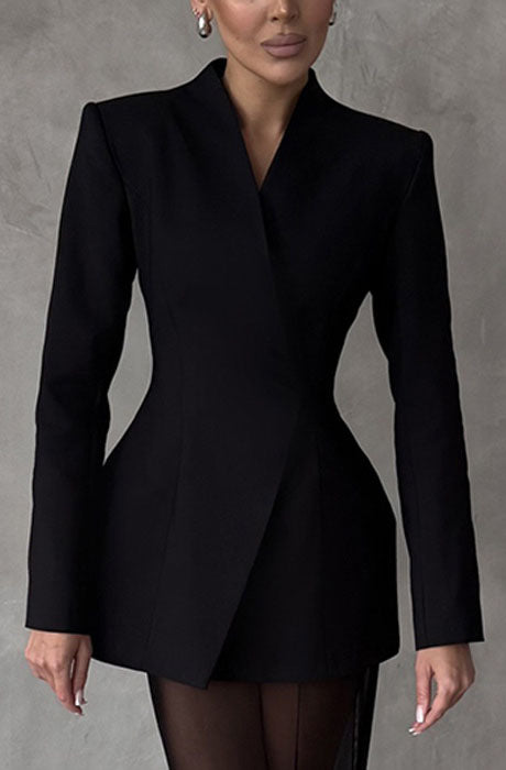 Elegant Satin Mesh Skirt Set