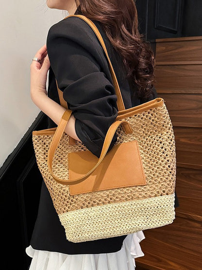 Hollow Casual Large-Capacity Tote Bag