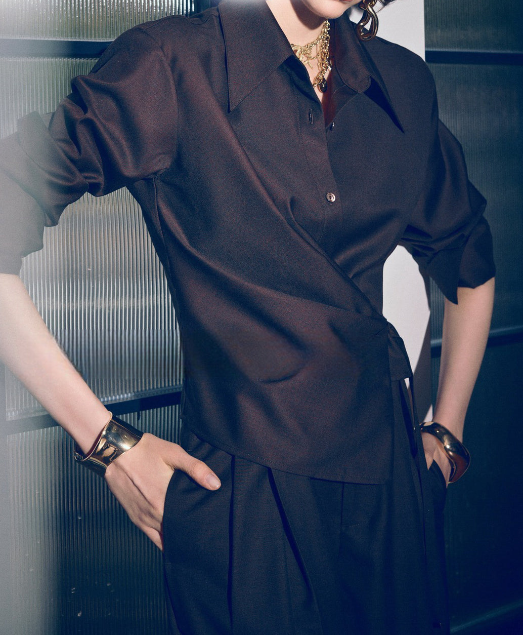 Creative Waist-Tie Shirt