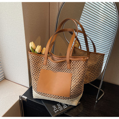 Hollow Casual Large-Capacity Tote Bag