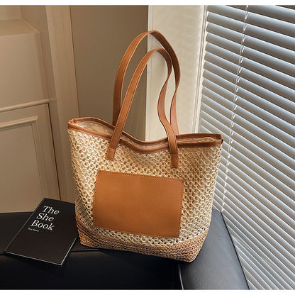 Hollow Casual Large-Capacity Tote Bag