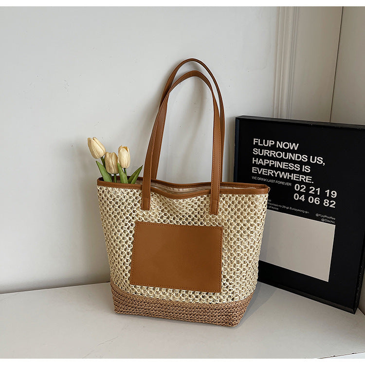Hollow Casual Large-Capacity Tote Bag