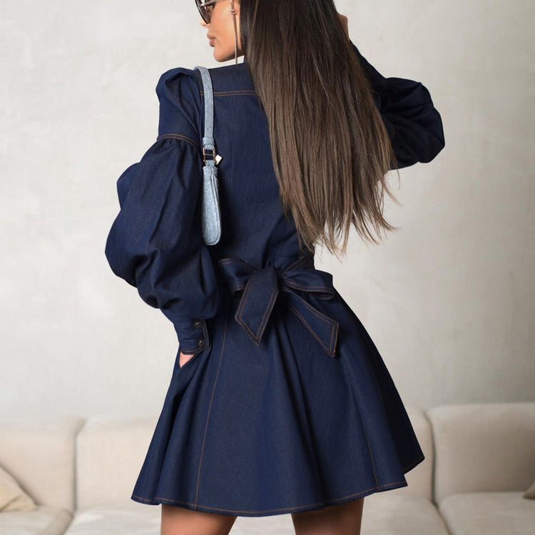 Elegant Denim Dress