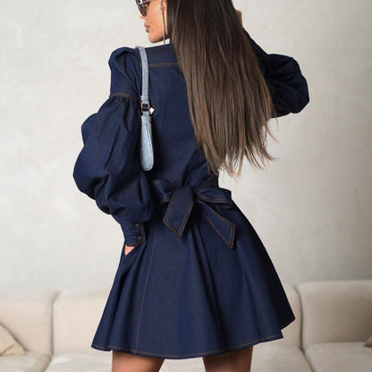 Elegant Denim Dress