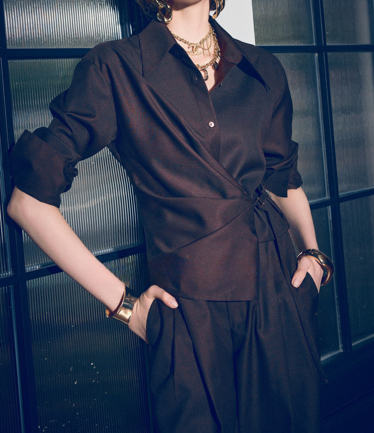 Creative Waist-Tie Shirt