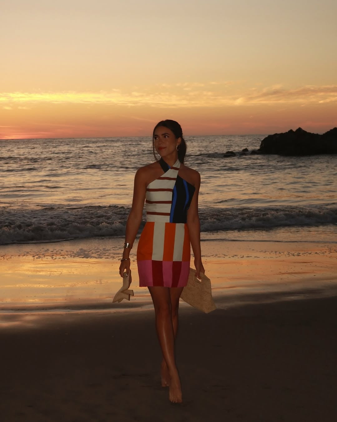 Tie-Waist Sleeveless Linen Dress