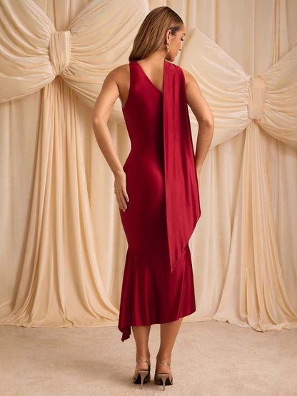 Glam One-Shoulder Mermaid Dress