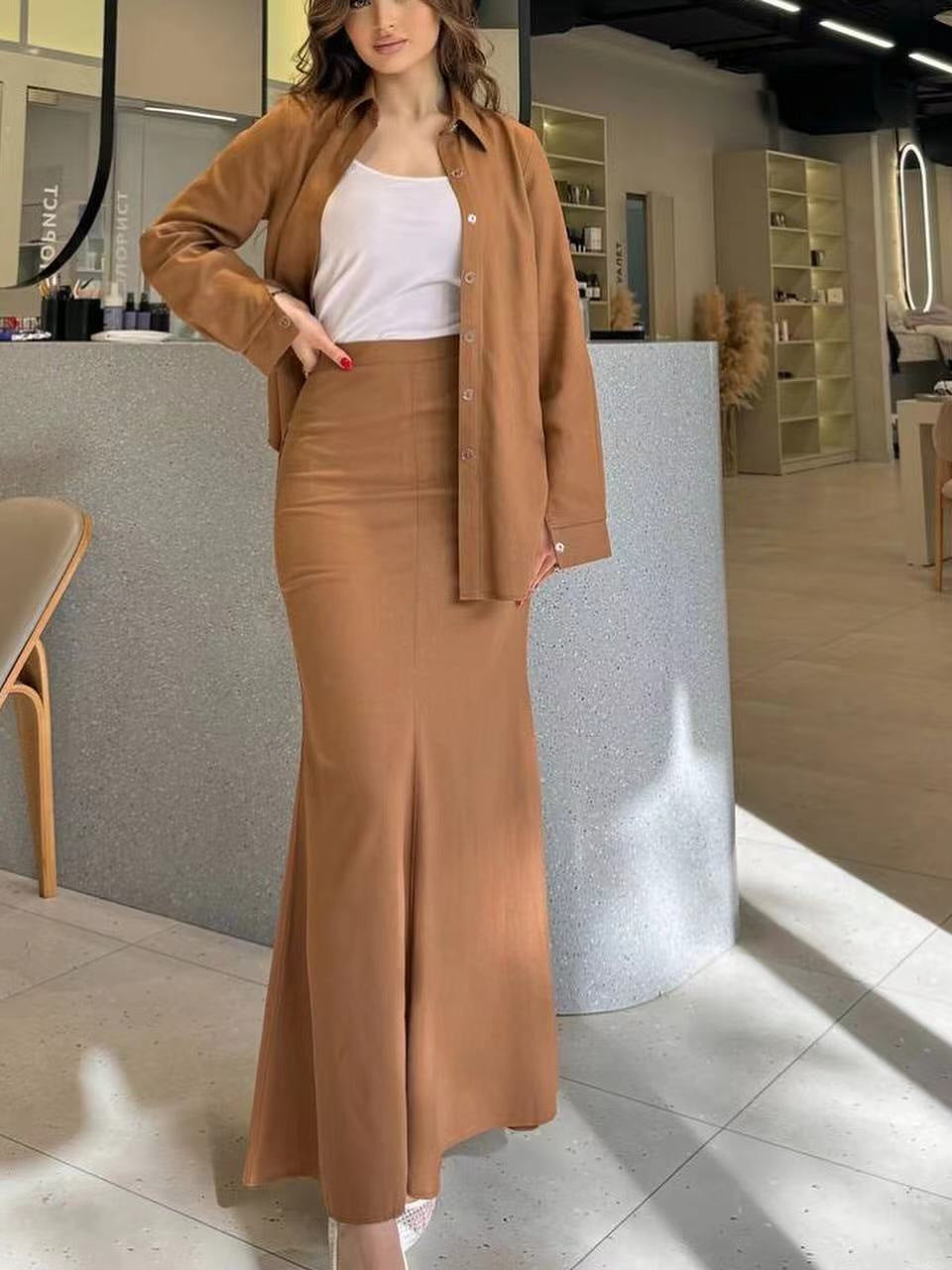 Effortless Chic Skirt Set