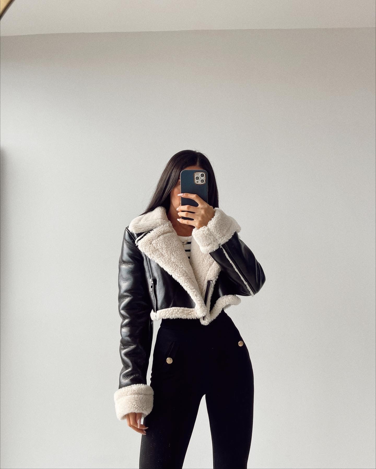 Short Lamb's Wool Jacket