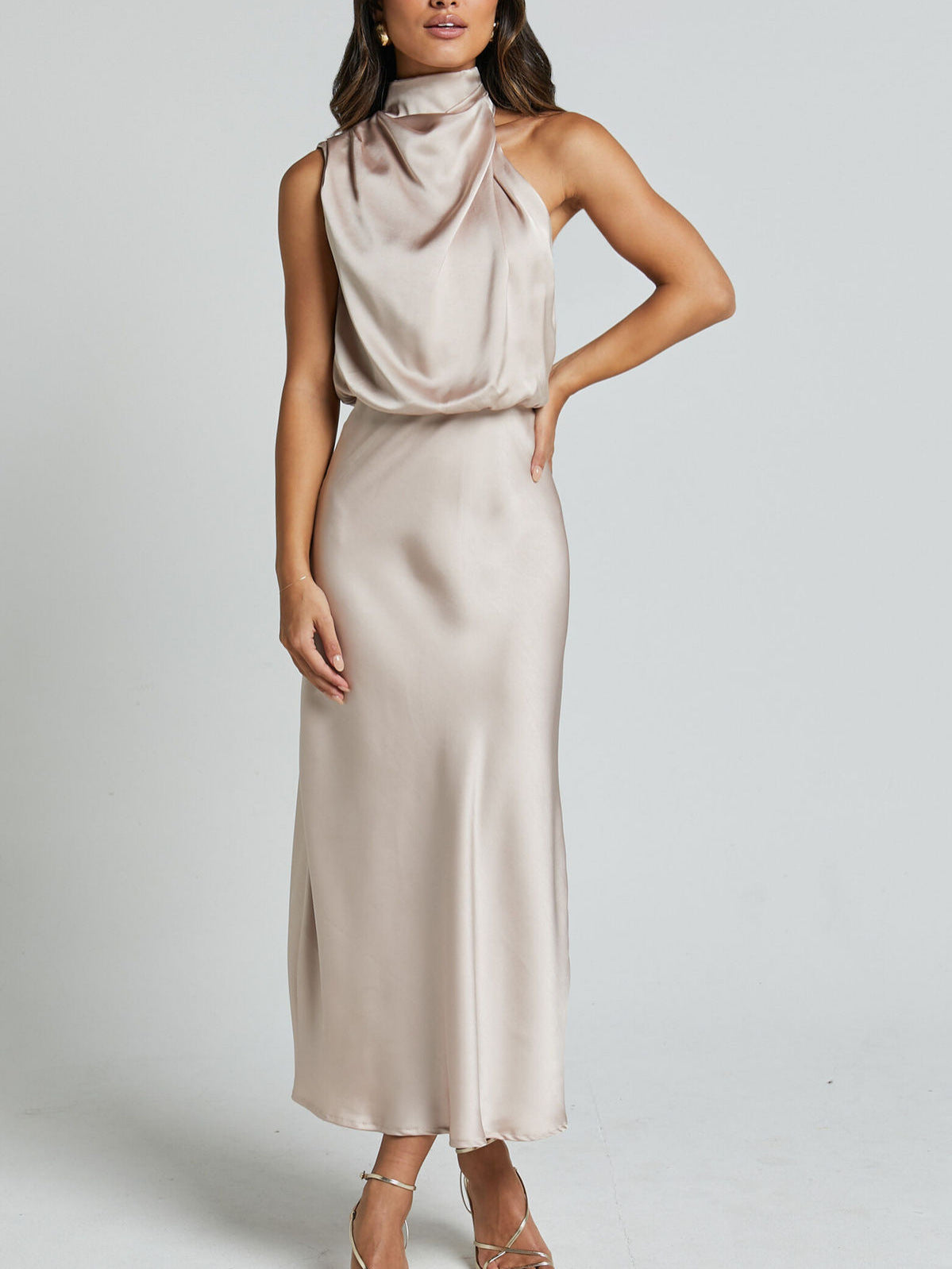 Glamourous Satin Dream Dress