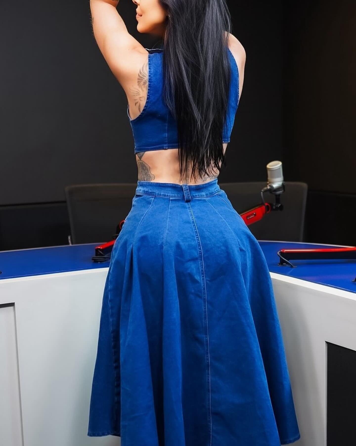 Denim One-piece Dress