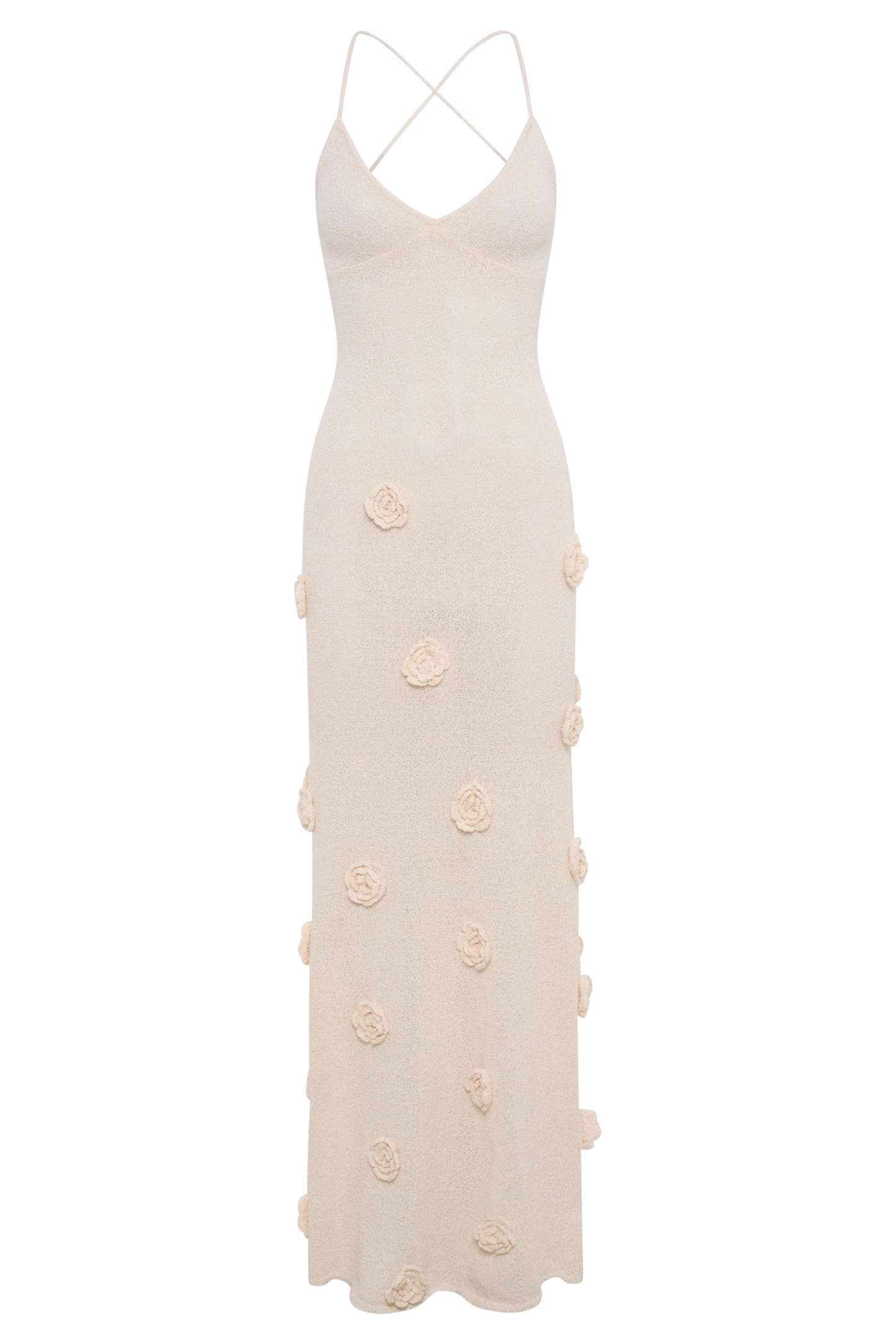 Elegant Floral Halter Dress