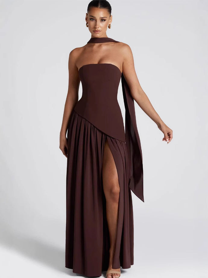 Chic Slit Maxi Dress