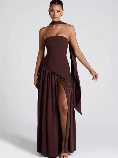 Chic Slit Maxi Dress