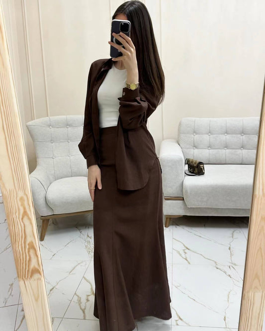 Effortless Chic Skirt Set