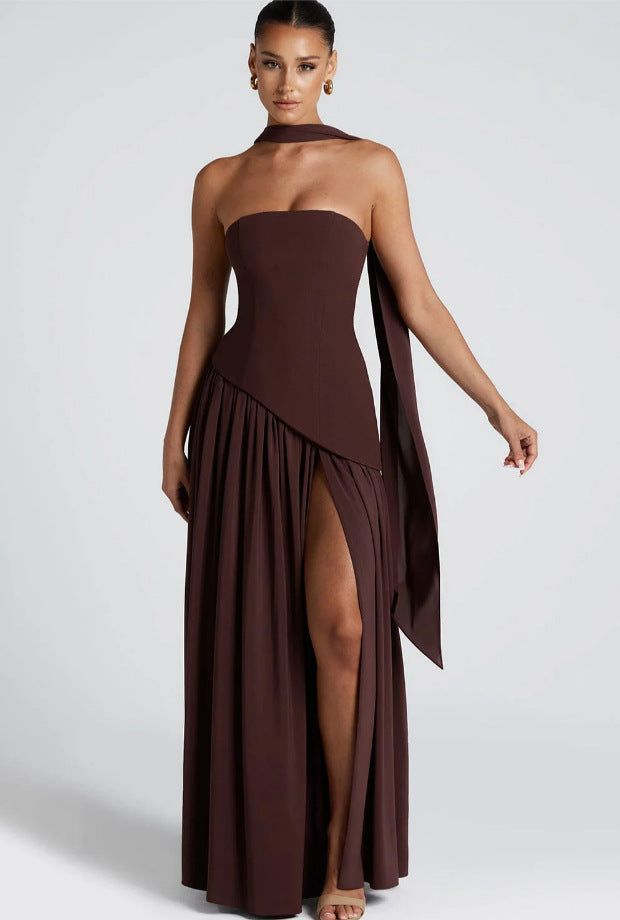 Chic Slit Maxi Dress