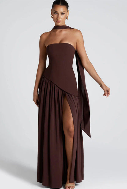 Chic Slit Maxi Dress