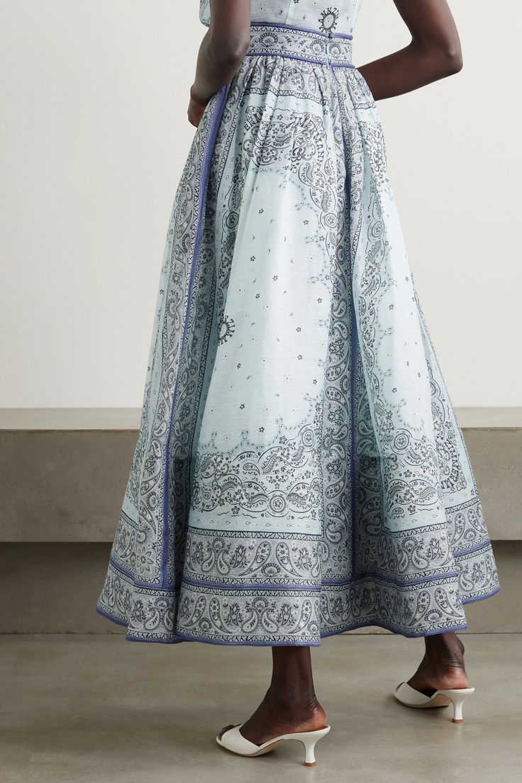 Chic Print Skirt Set