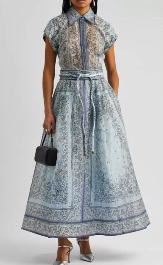 Chic Print Skirt Set