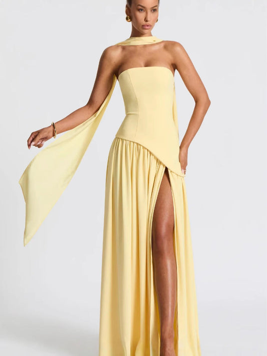 Chic Slit Maxi Dress