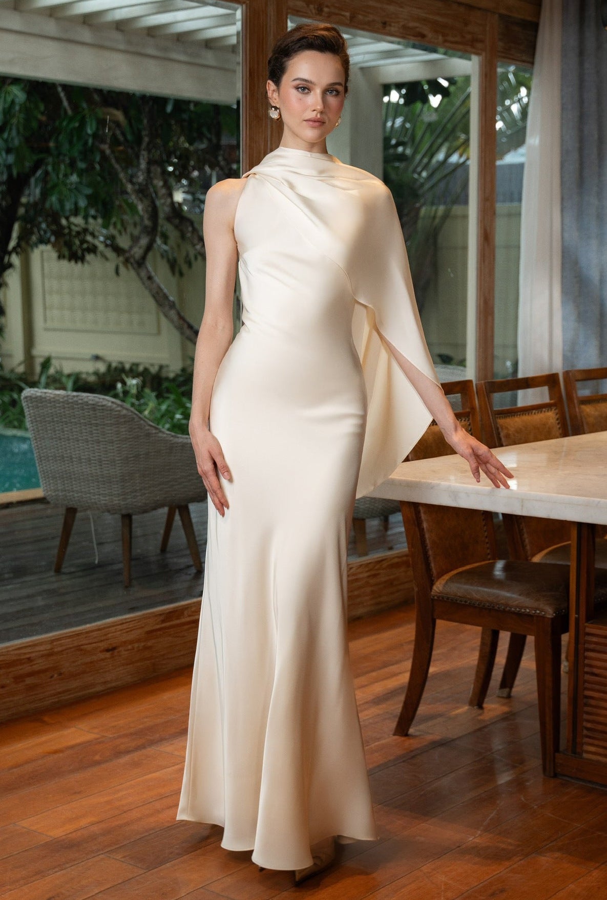 Elegant Satin Dream Dress