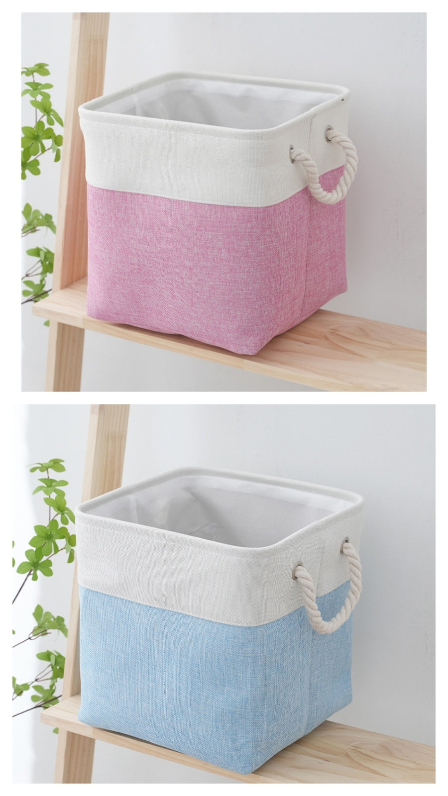 Fabric Canvas Storage Basket