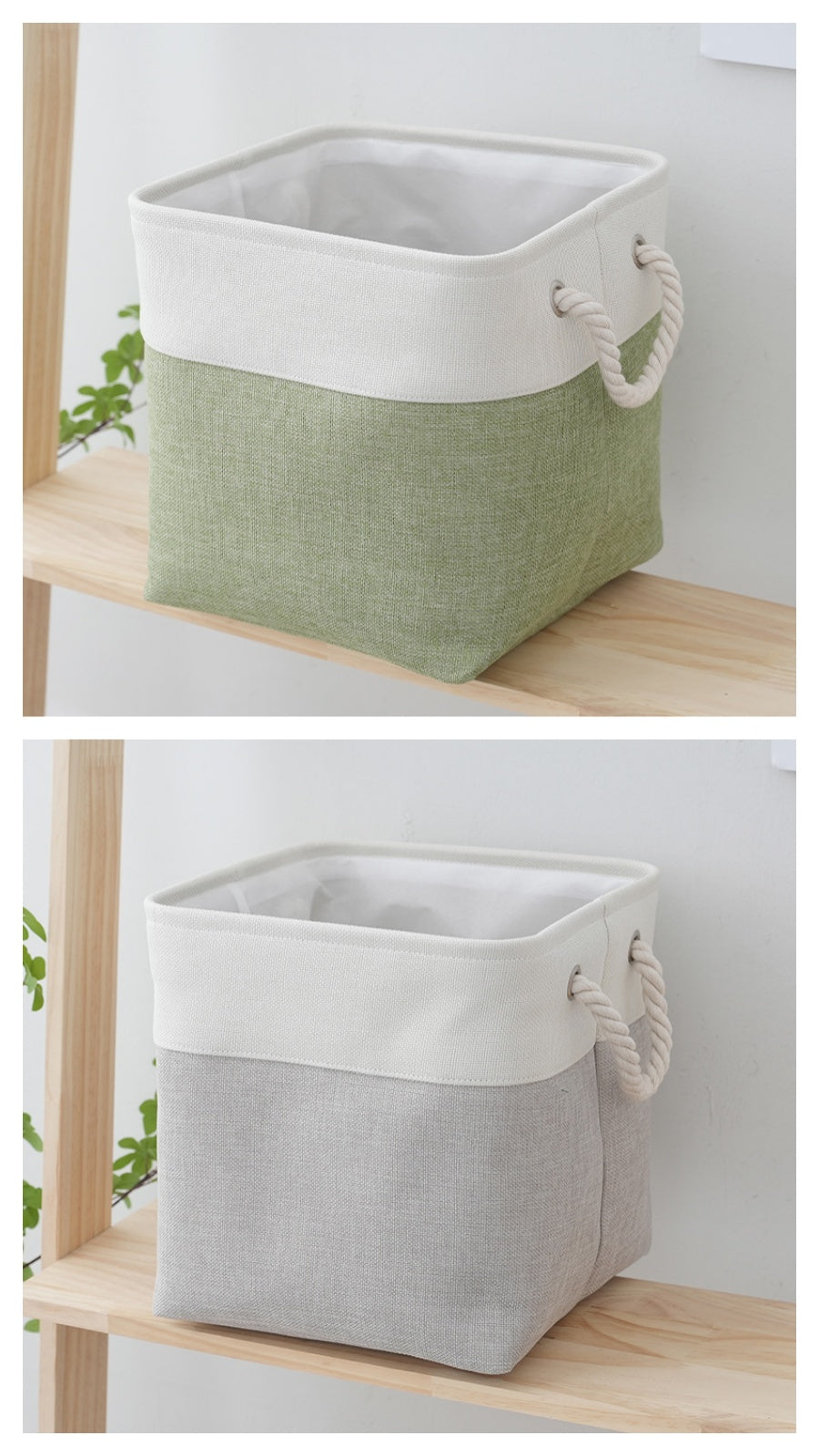 Fabric Canvas Storage Basket