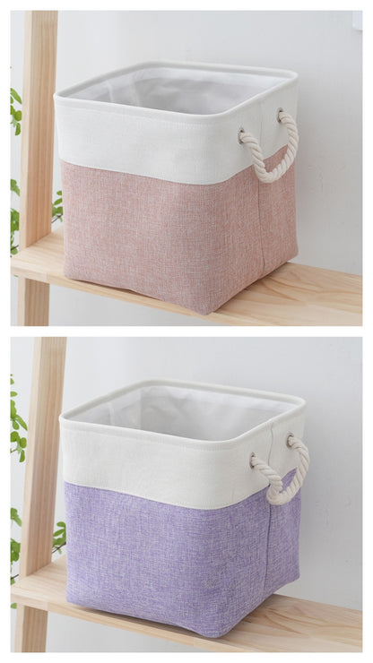 Fabric Canvas Storage Basket