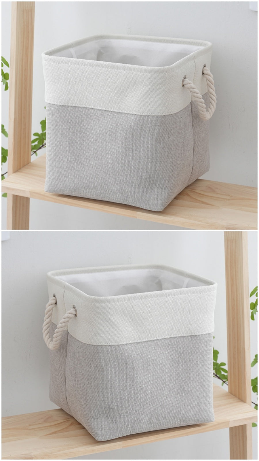 Fabric Canvas Storage Basket