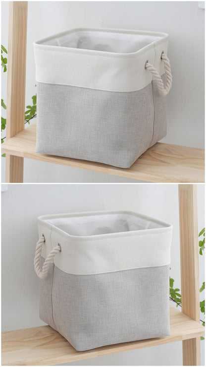 Fabric Canvas Storage Basket