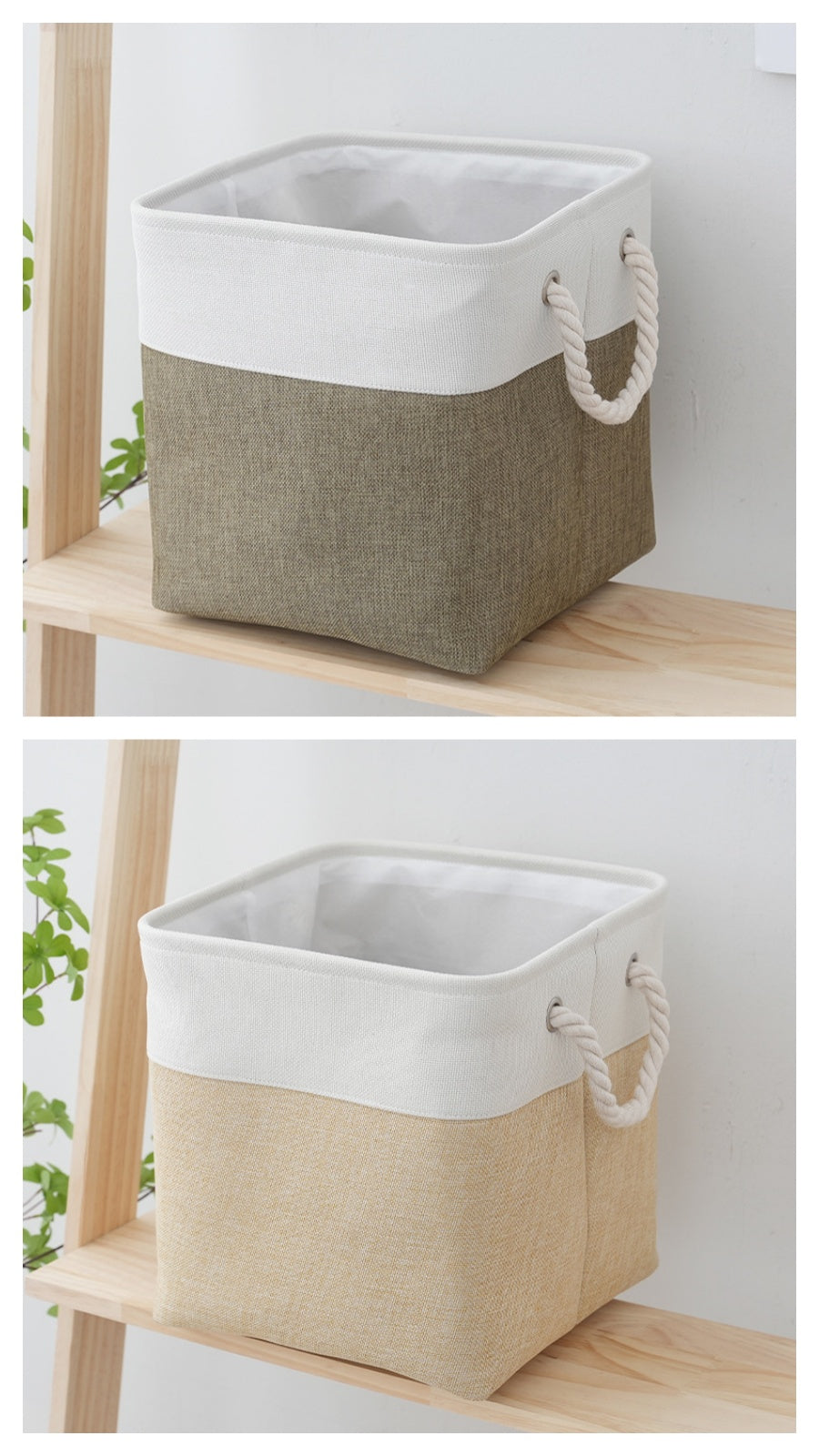 Fabric Canvas Storage Basket
