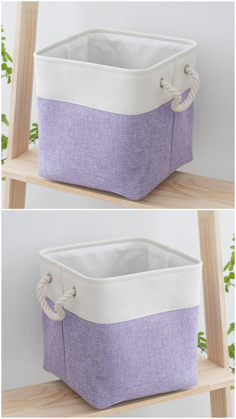 Fabric Canvas Storage Basket