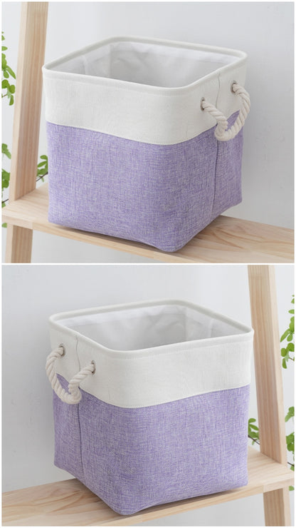 Fabric Canvas Storage Basket