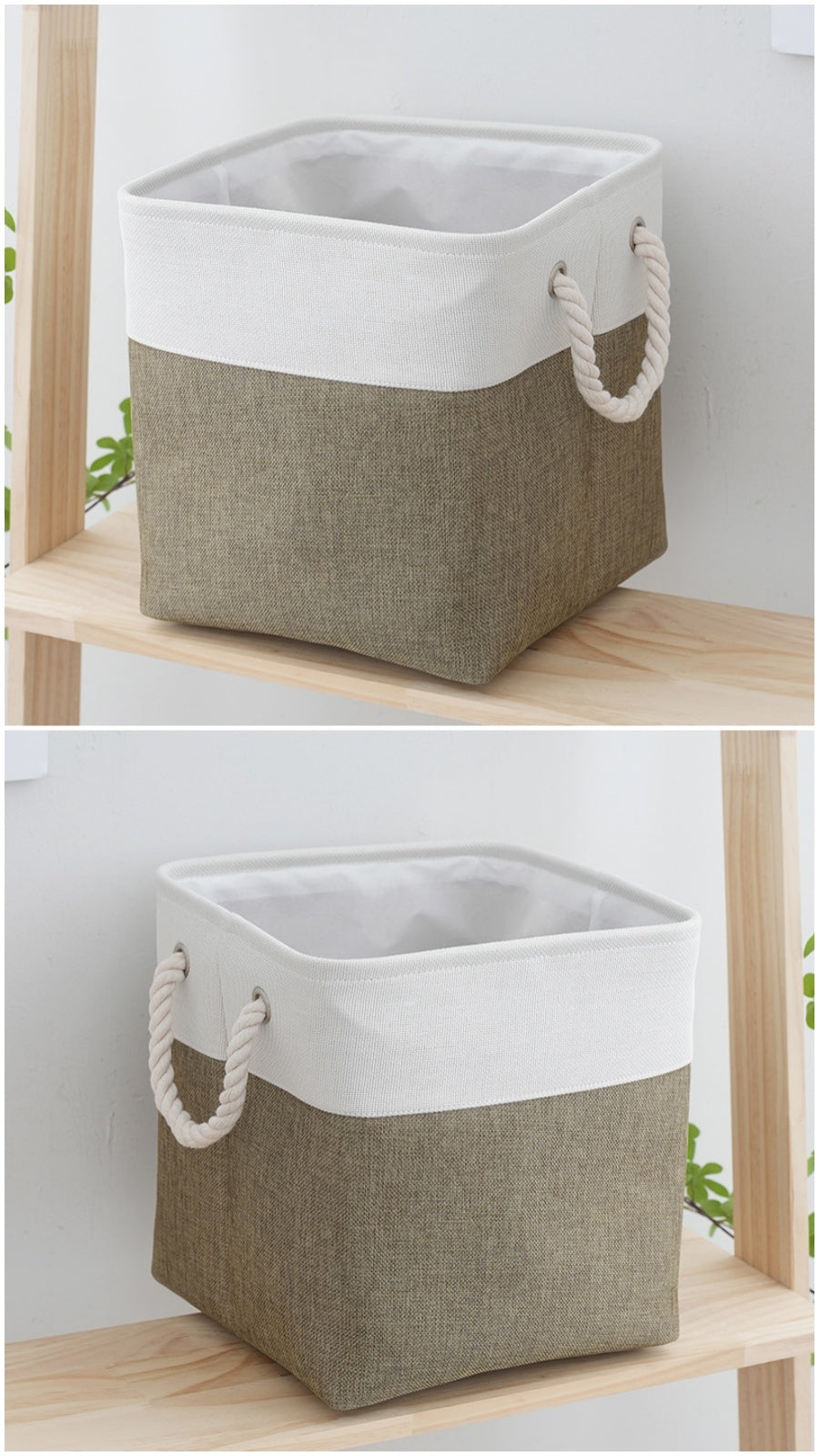 Fabric Canvas Storage Basket